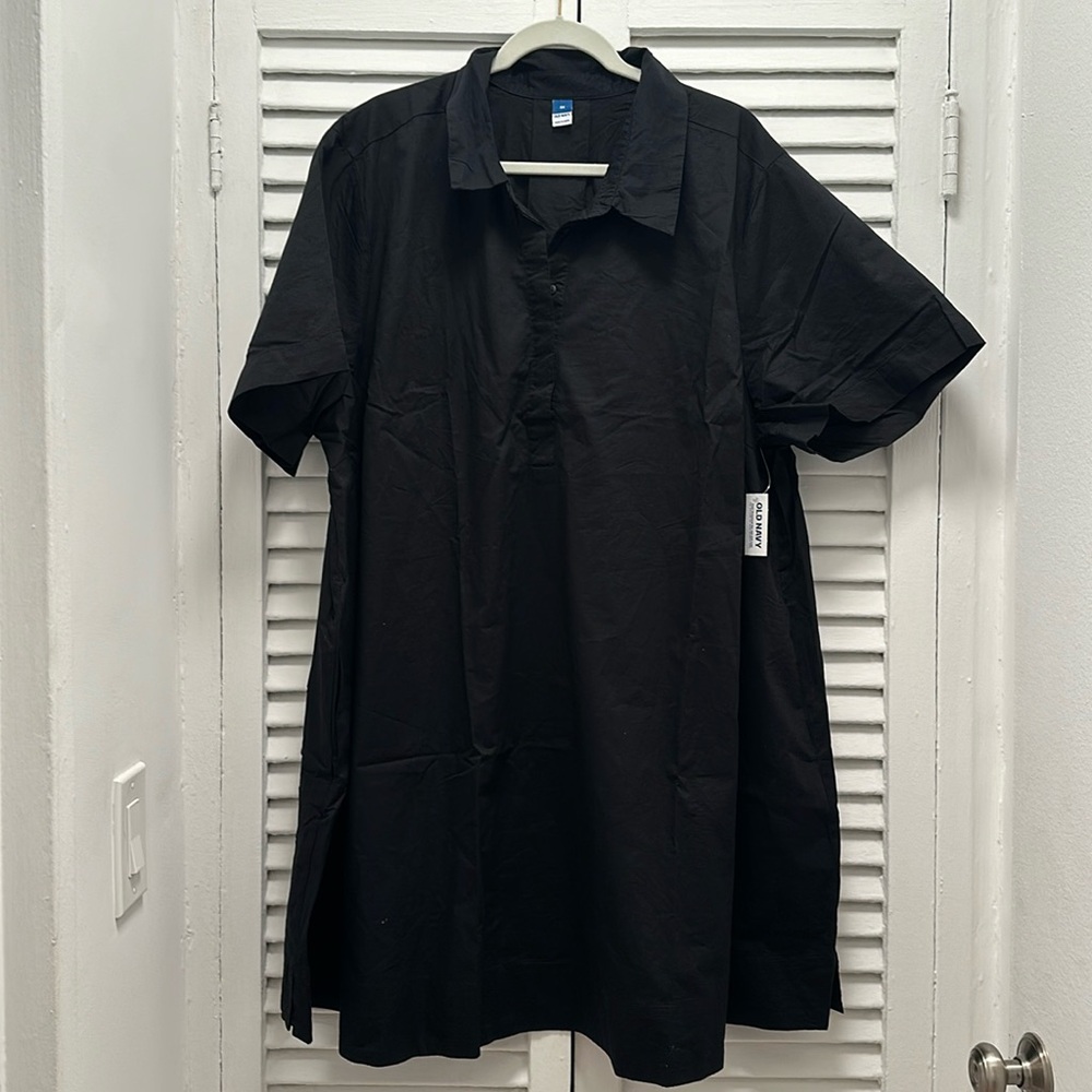 Old navy black short sleeve dress